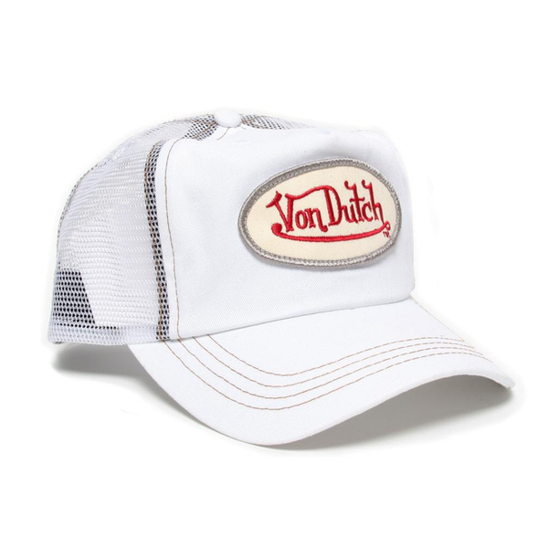 White Twill Trucker Hat